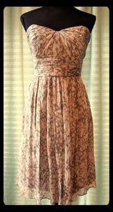 JCrew NWT 100% silk strapless dress size 12